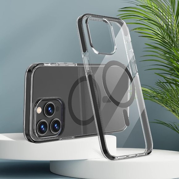 MILPROX Magnetic Clear Case for iPhone 14 Pro Max black - Picture 7 of 7